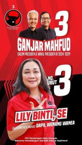 PDIP Mengusung Lili Binti Caleg 2024 DPRD Kota Manado Dapil Wenang-Wanea