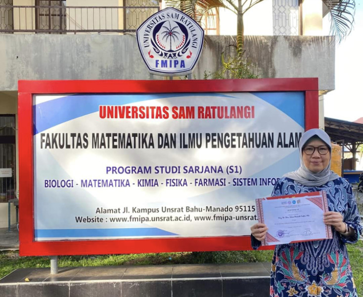 Dosen Fakultas MIPA Unsrat Manado, Prof. Dr. Trina Ekawati Tallei Namanya Kembali Dicatat Dalam Daftar Top 2% World Ranking Scientist