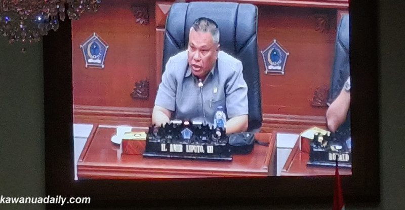 Di Rapat Paripurna DPRD Sulut, Ini Yang di Interupsi Amir Liputo