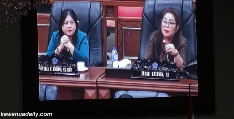 DPRD Sulut Gelar Rapat Paripurna, Begini Interupsi Jeane Laluyan